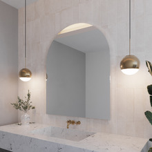 Silva 1100 x 900mm Arched Bathroom Mirror